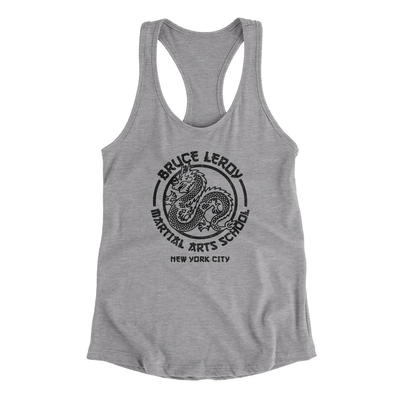 Bruce Leroy Martial Arts School Women's Racerback Tank