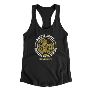 Bruce Leroy Martial Arts School Women's Racerback Tank
