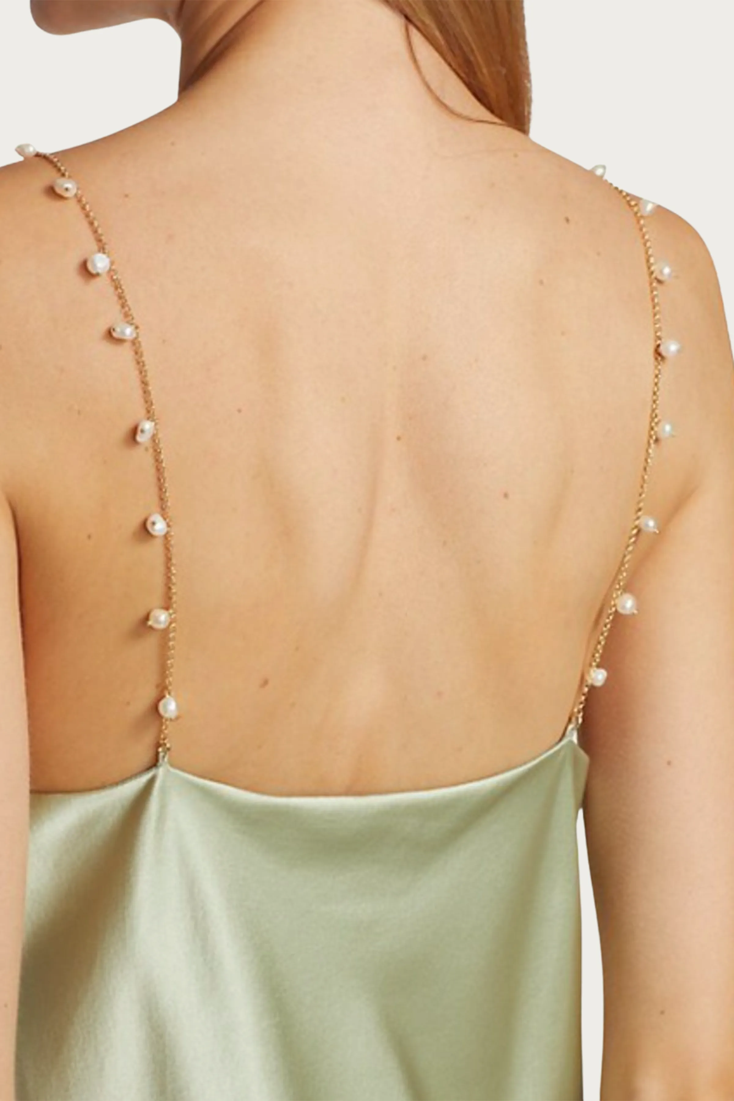BUSY COWLNECK SILK-BLEND CAMISOLE