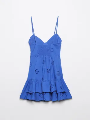Cami Ruffle Tiered Hem Dress for Women's Beach Gatherings
