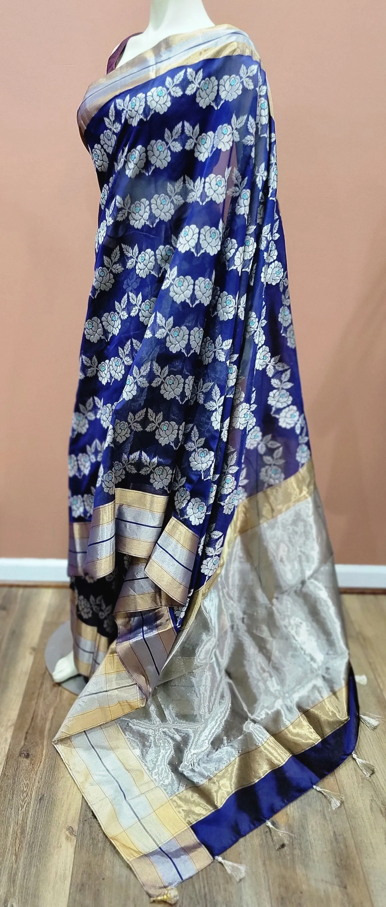 Chanderi Pattu Saree Collection w/ Custom Blouse