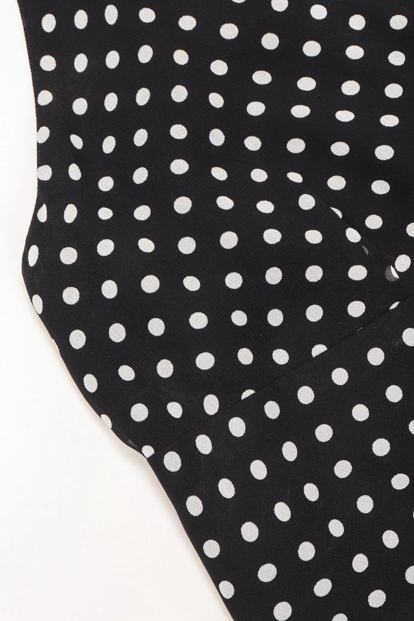Chiffon Dot Feather Tie Top