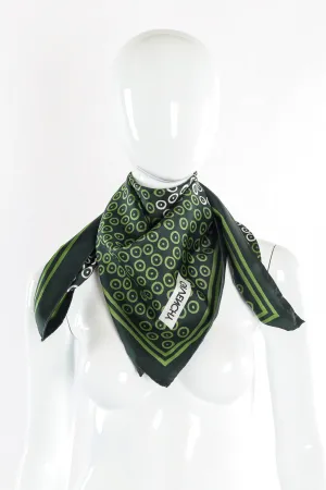 Circle Dotted Graphic Scarf