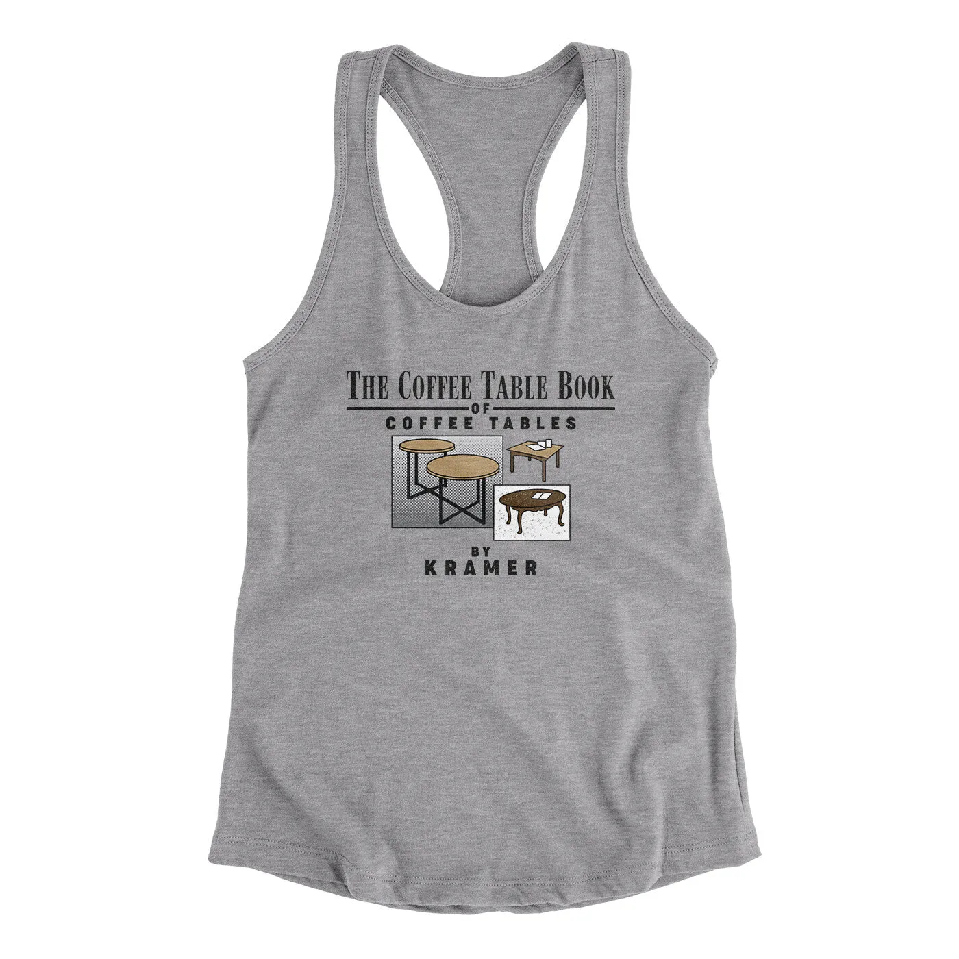 Coffee Table Book Of Coffee Tables Women's Racerback Tank