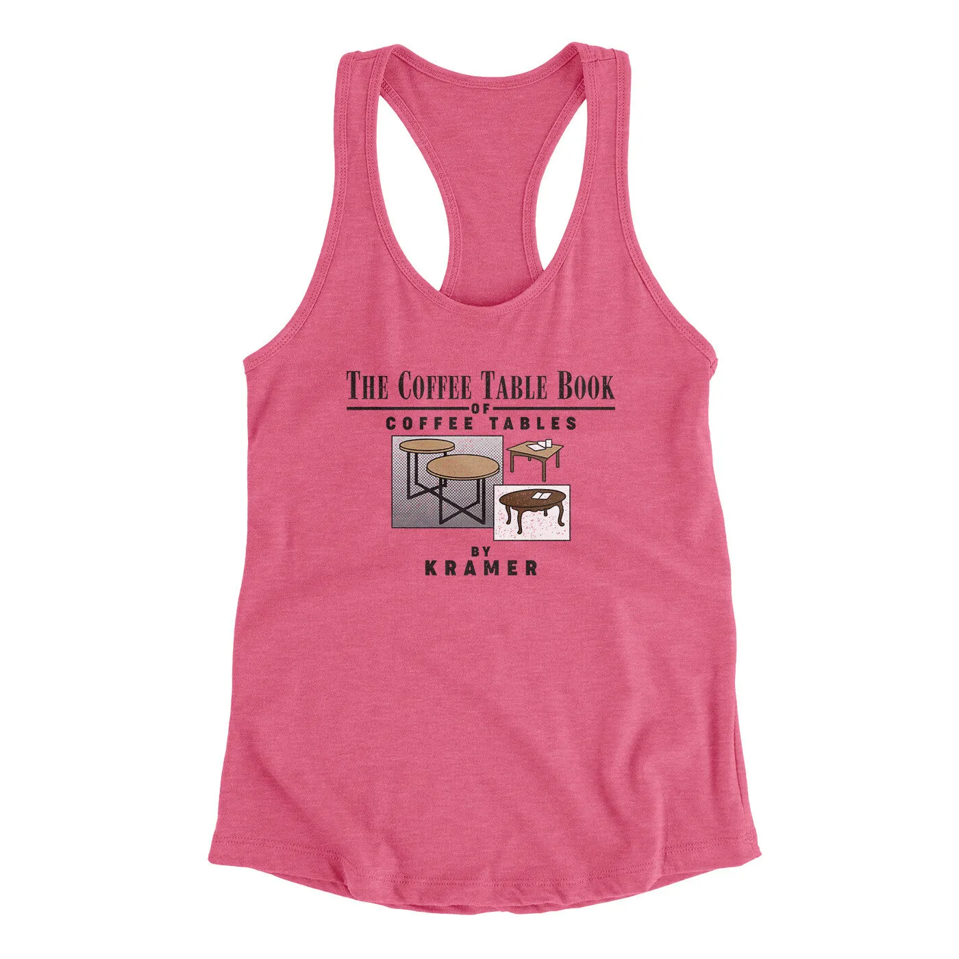Coffee Table Book Of Coffee Tables Women's Racerback Tank