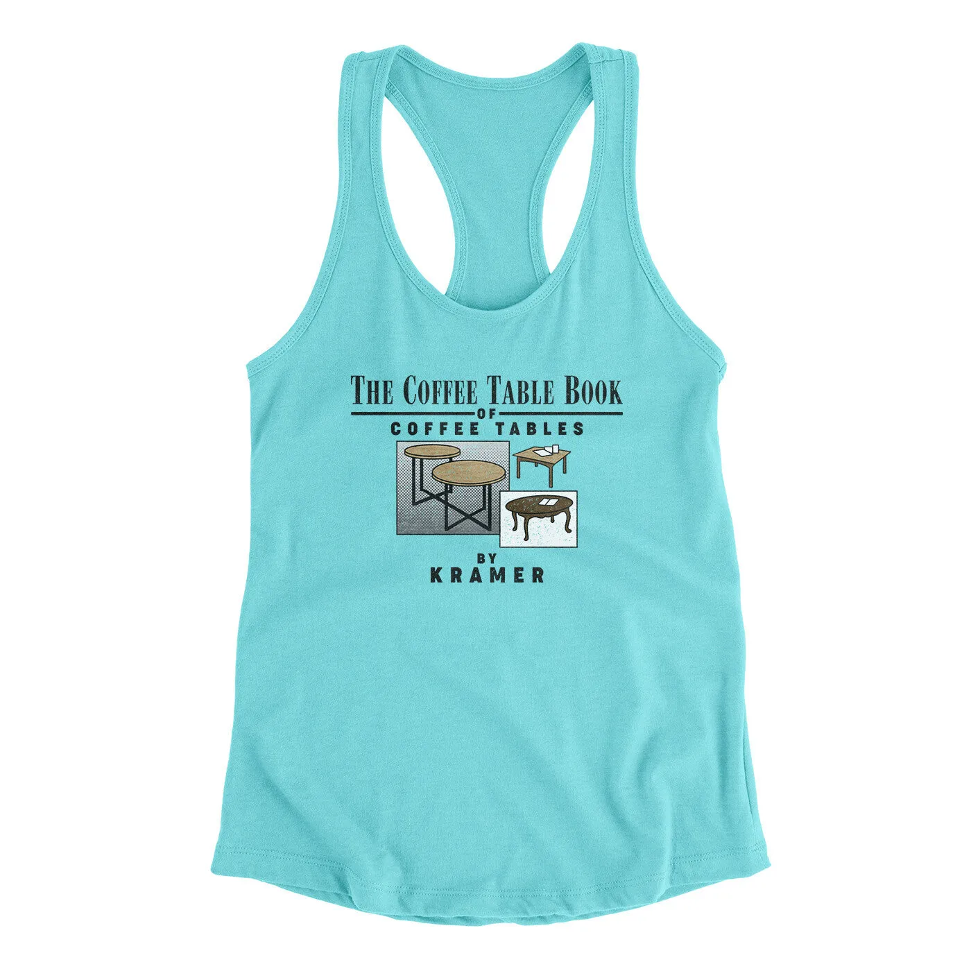 Coffee Table Book Of Coffee Tables Women's Racerback Tank