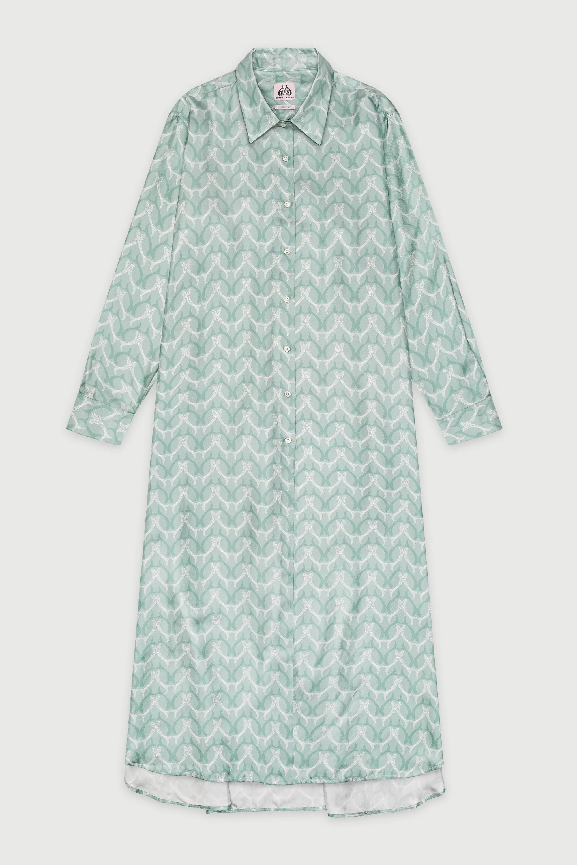 Comme Si & Le Sirenuse, Shirtdress, Silk Twill