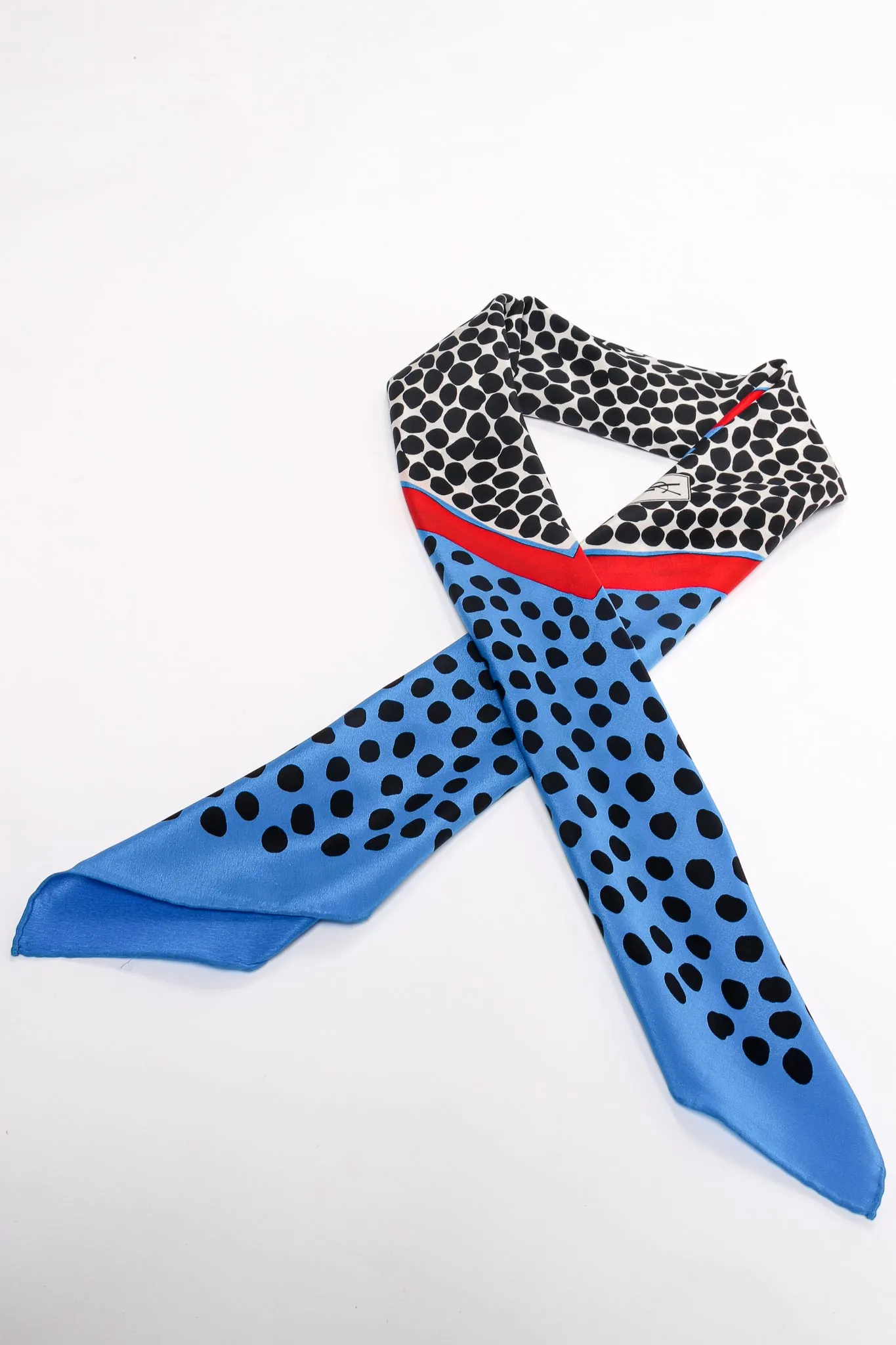 Dalmatian Dot Silk Scarf