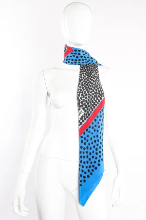 Dalmatian Dot Silk Scarf