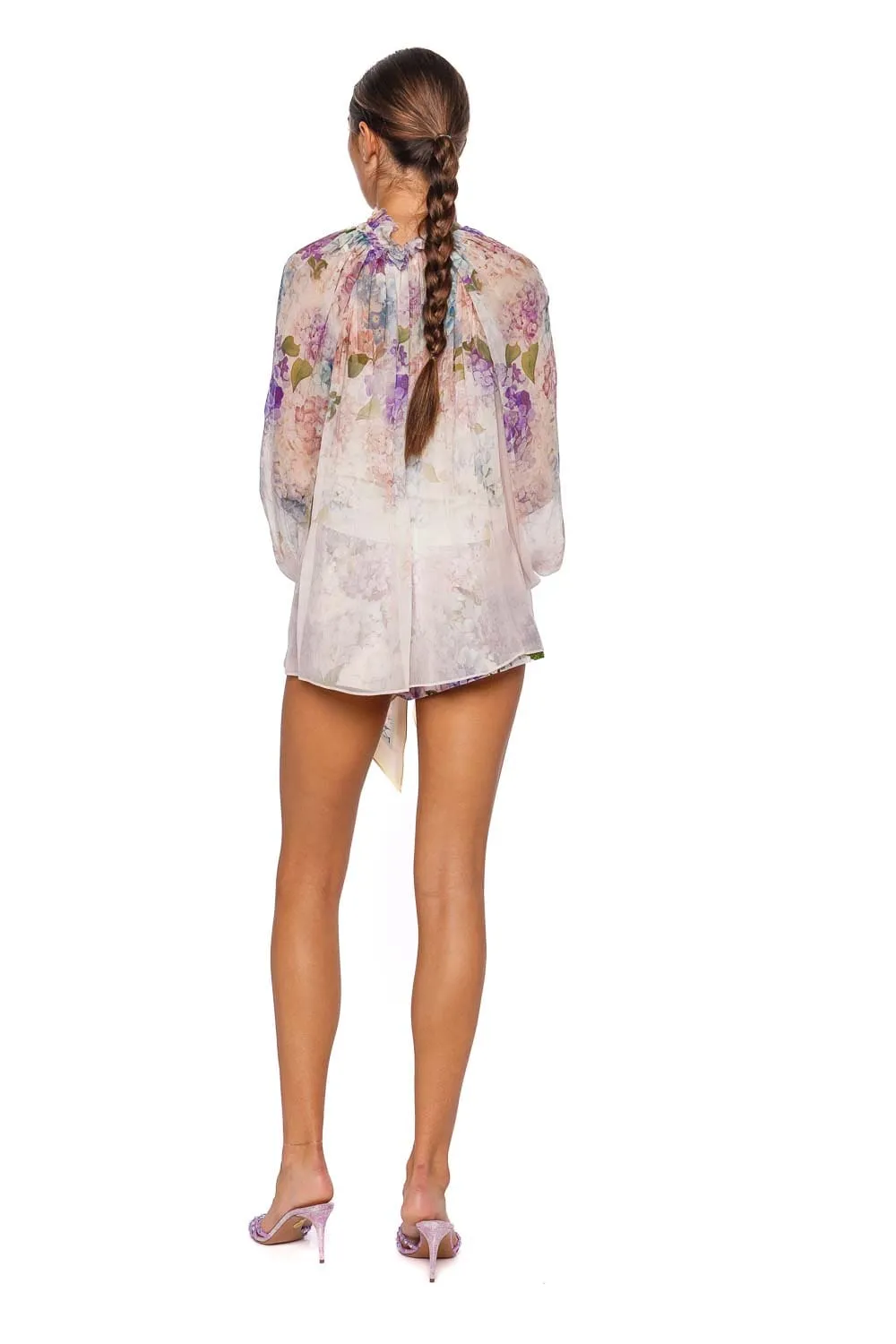 Dawning Belted Flat Front Silk Short