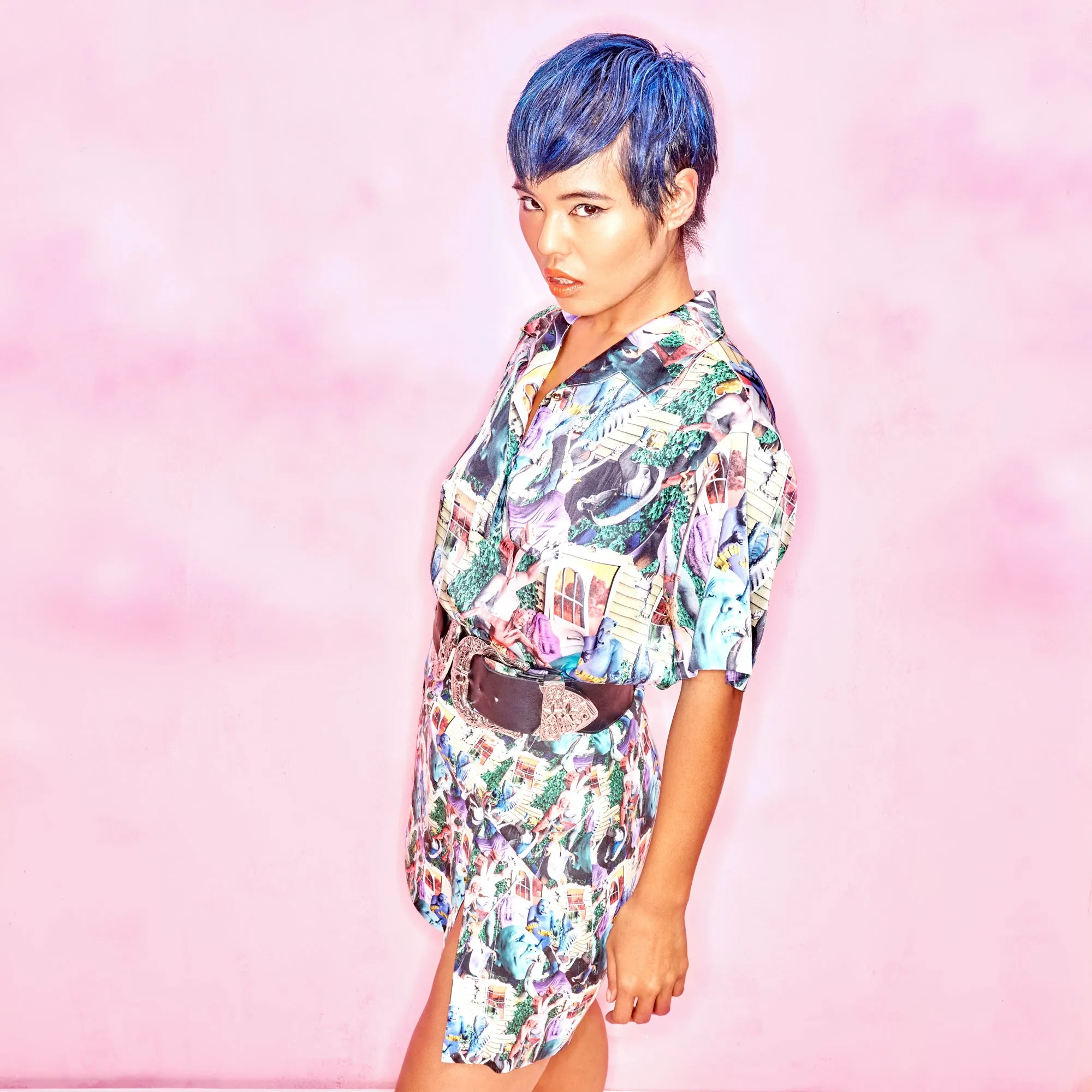 Day Parades Silk Shirt