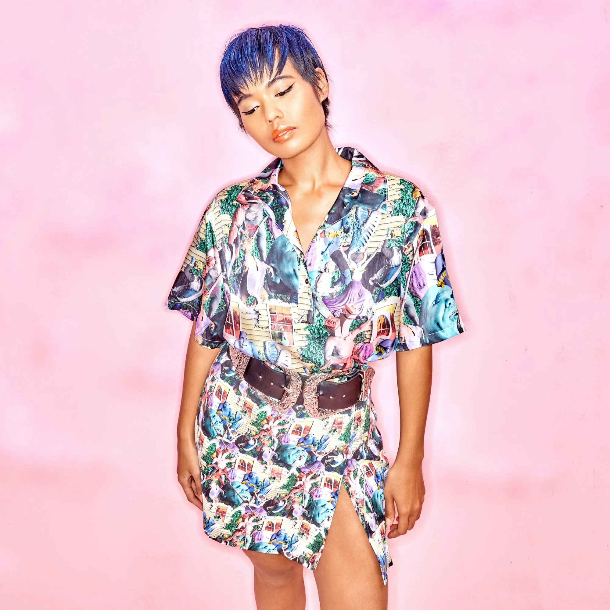 Day Parades Silk Shirt
