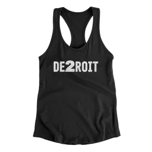 De2Roit Women's Racerback Tank