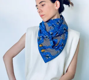 Dotted Cheetah Silk Scarf