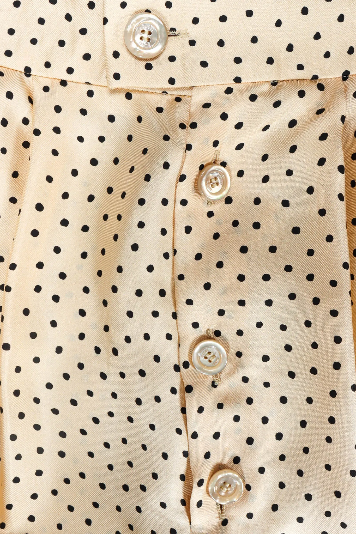 Dotted Silk Trouser