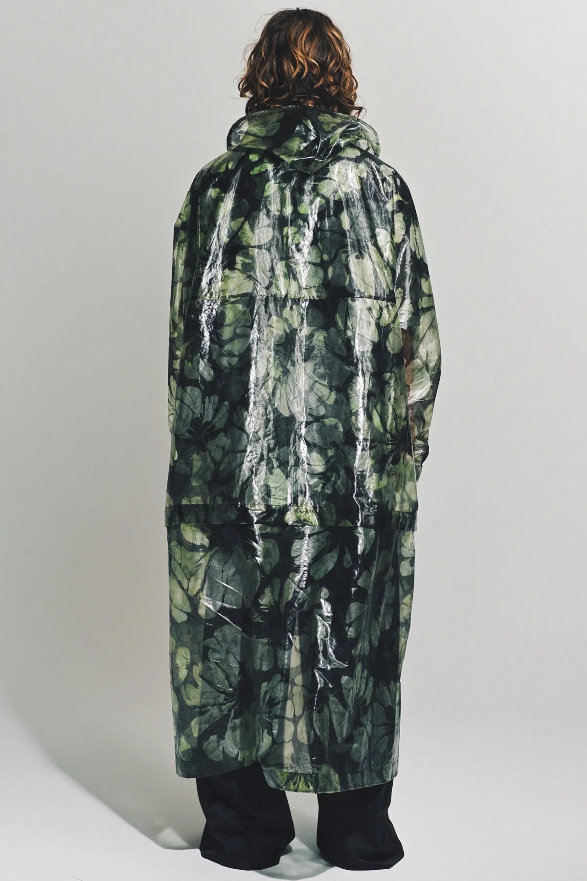 DRIES VAN NOTEN | PRINTED HOODED COAT