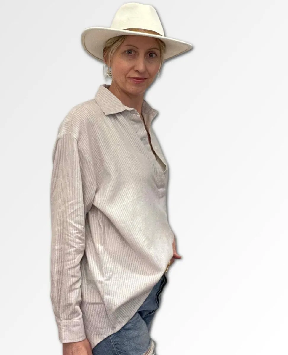 Emmie Blouse Misty Lavender