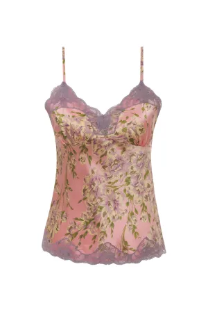 Floral Print Lace Cami