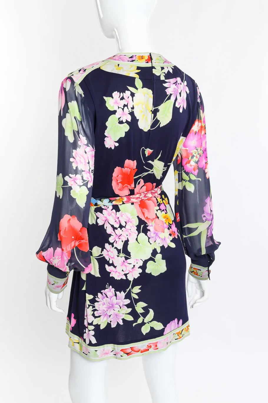 Floral Silk Jersey Dress
