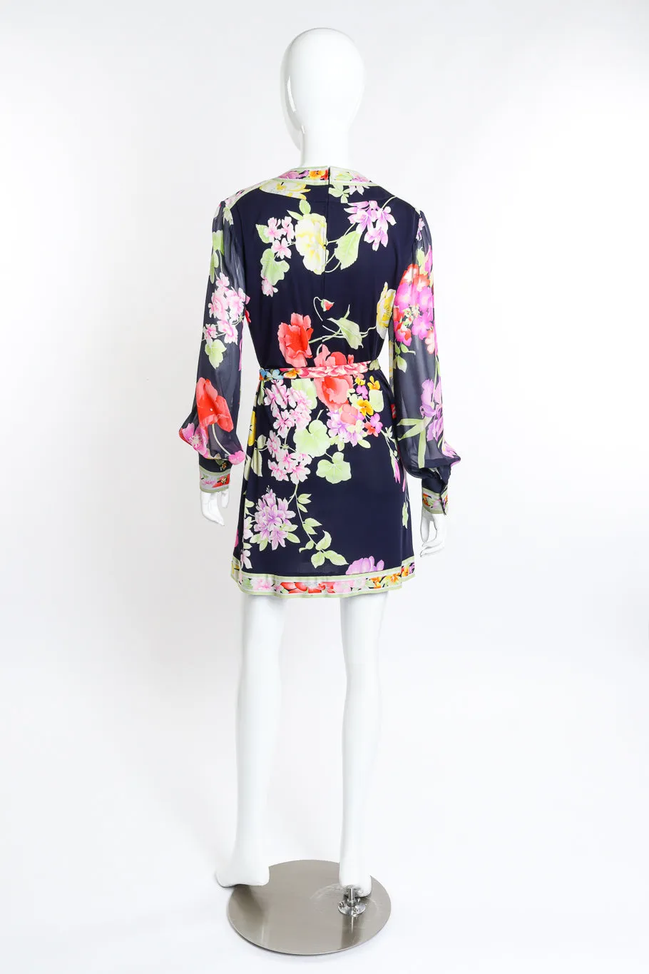 Floral Silk Jersey Dress