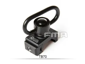 FMA 360° DD QD Sling Swivel RIS Mount - Black