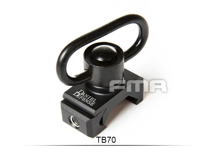 FMA 360° DD QD Sling Swivel RIS Mount - Black