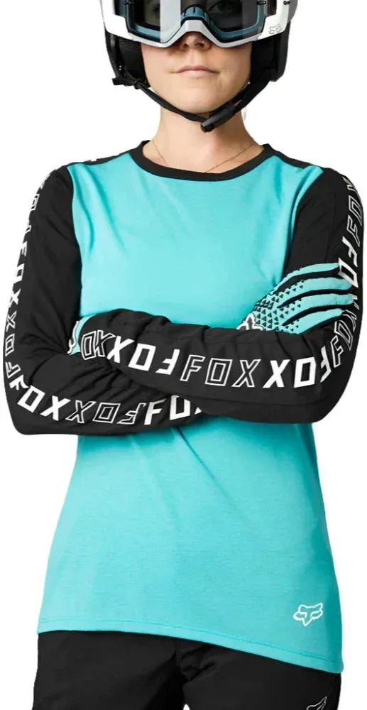 Fox WOMENS RANGER DR LS JERSEY - Teal