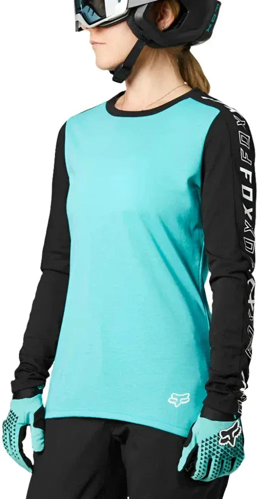 Fox WOMENS RANGER DR LS JERSEY - Teal
