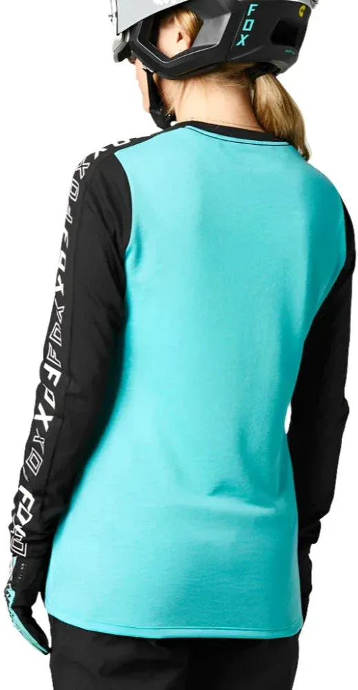 Fox WOMENS RANGER DR LS JERSEY - Teal