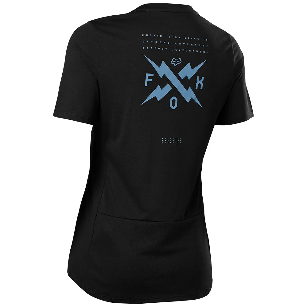 Fox Womens Ranger Dr Ss Jersey - Black