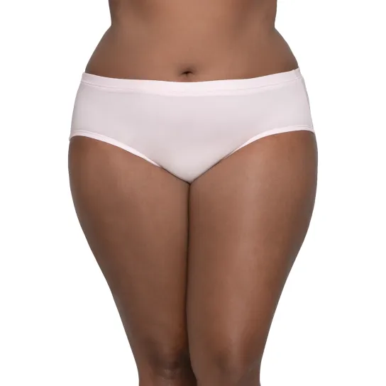Fruit of the Loom Women's Underwear Breathable Panties (Regular & Plus, Plus Size Brief-Cotton Mesh