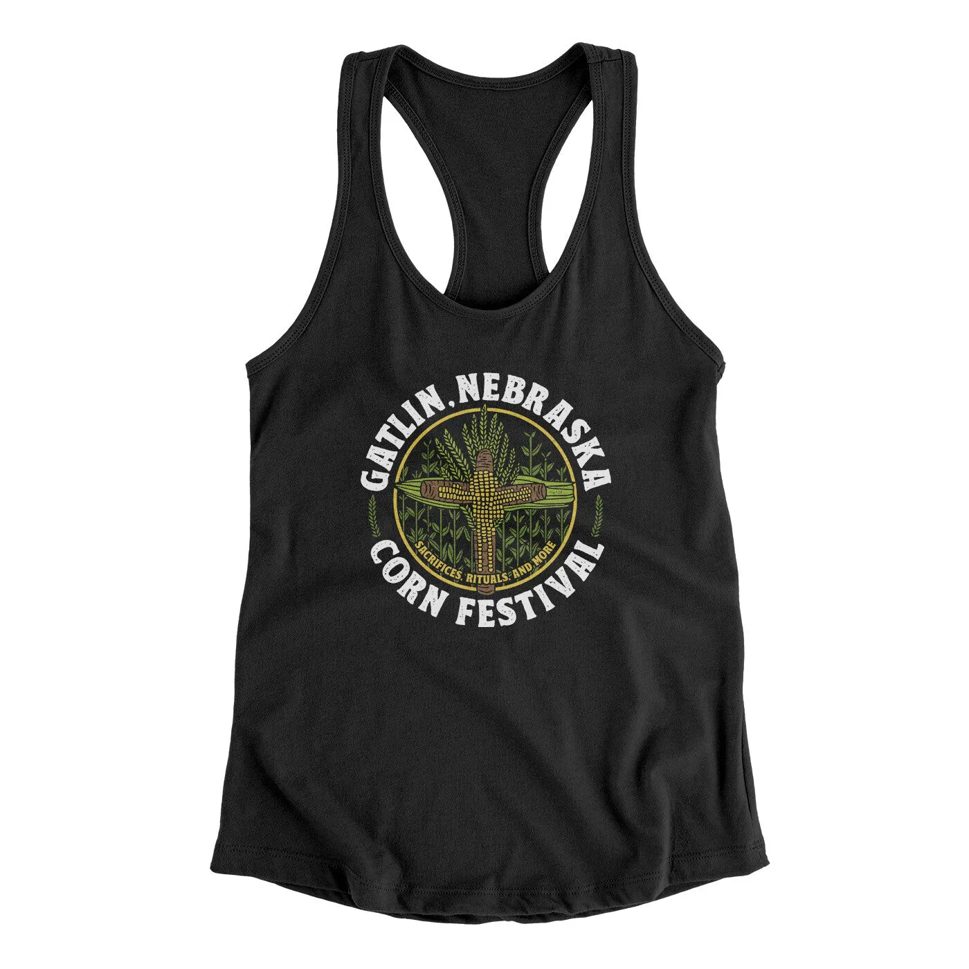 Gatlin Nebraska Corn Festival Women's Racerback Tank