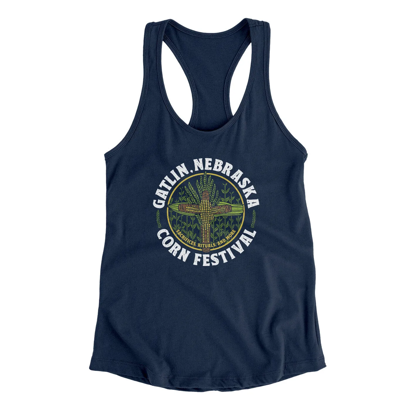 Gatlin Nebraska Corn Festival Women's Racerback Tank
