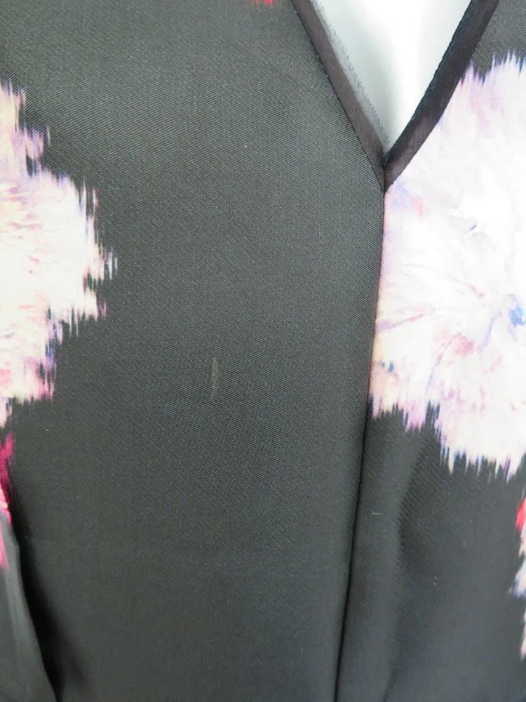 Giambattista Valli  Women's Dress: Black Silk Blend Size 6, Pre-owned