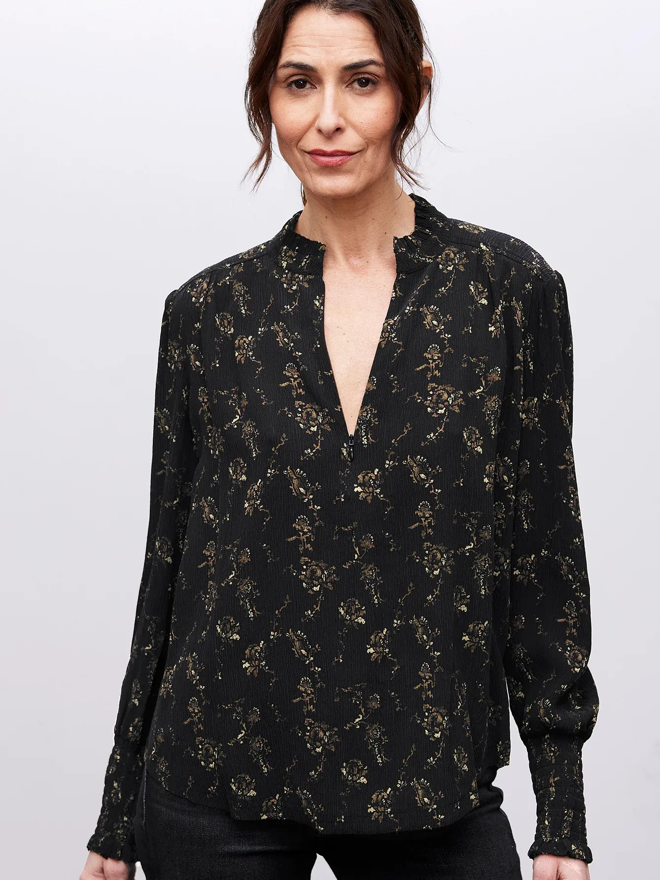 GO SOFT SPOKEN BLOUSE IN PERSIAN PAISLEY