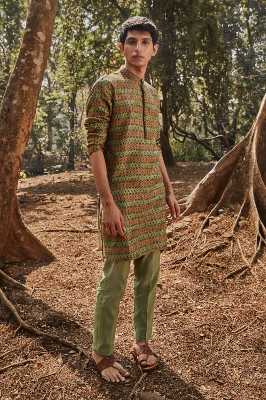 Green Kurta Set