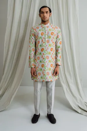 Grey Kurta Set