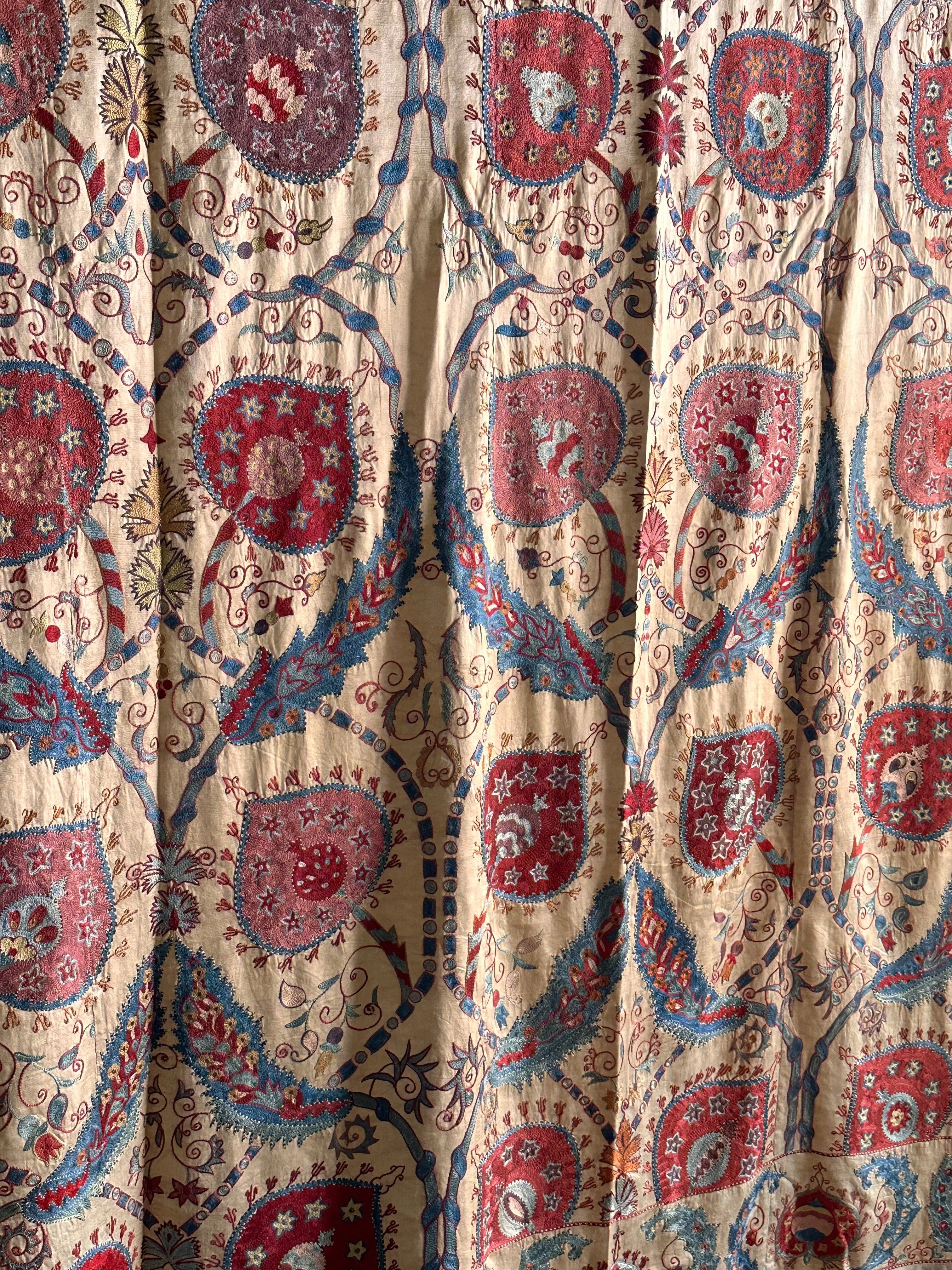 Hand Stitched Suzani (CSSU071723 | 120 x 96")
