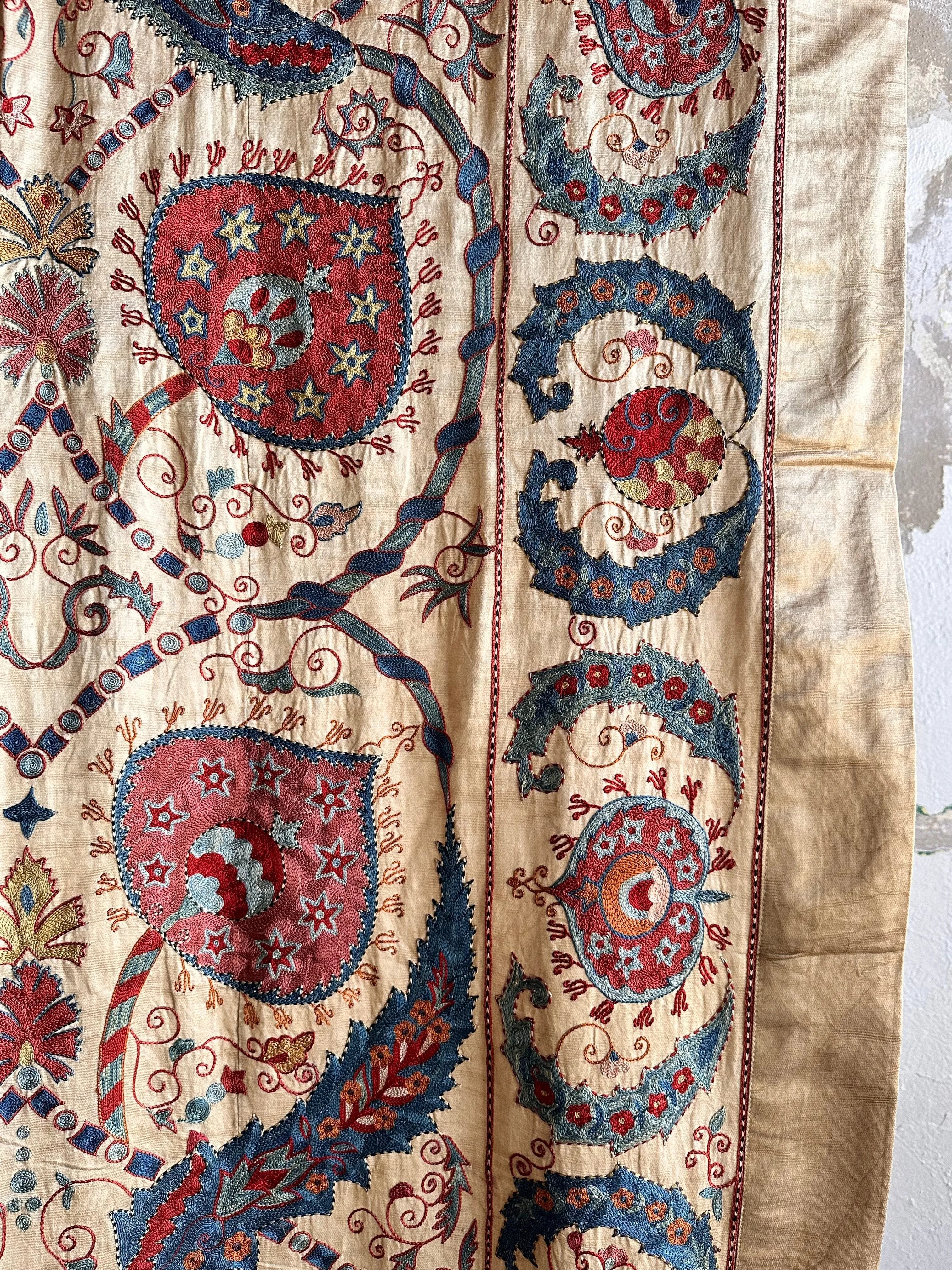 Hand Stitched Suzani (CSSU071723 | 120 x 96")
