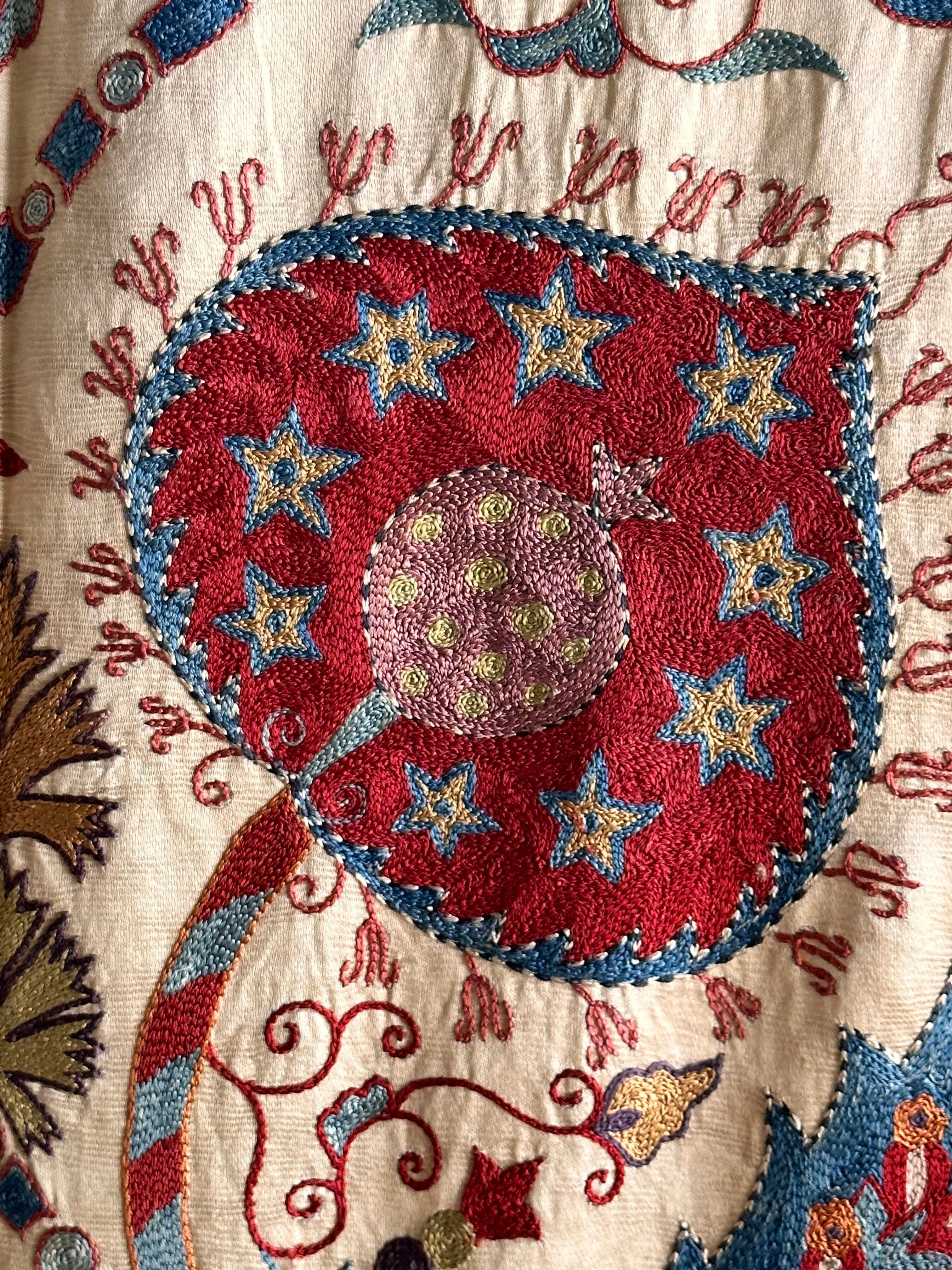 Hand Stitched Suzani (CSSU071723 | 120 x 96")