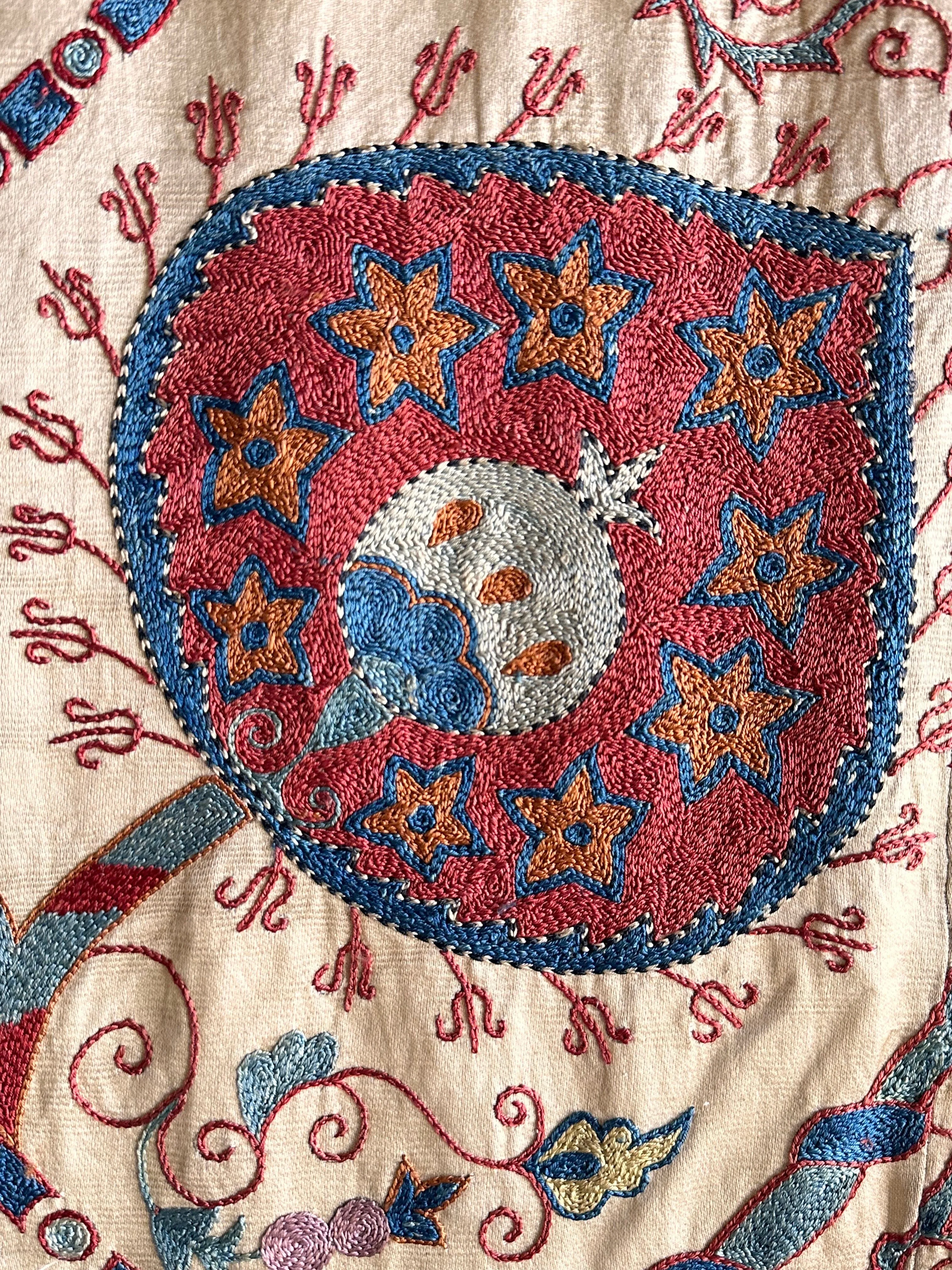 Hand Stitched Suzani (CSSU071723 | 120 x 96")
