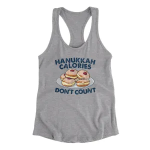 Hanukkah Calories Don't Count Women's Racerback Tank