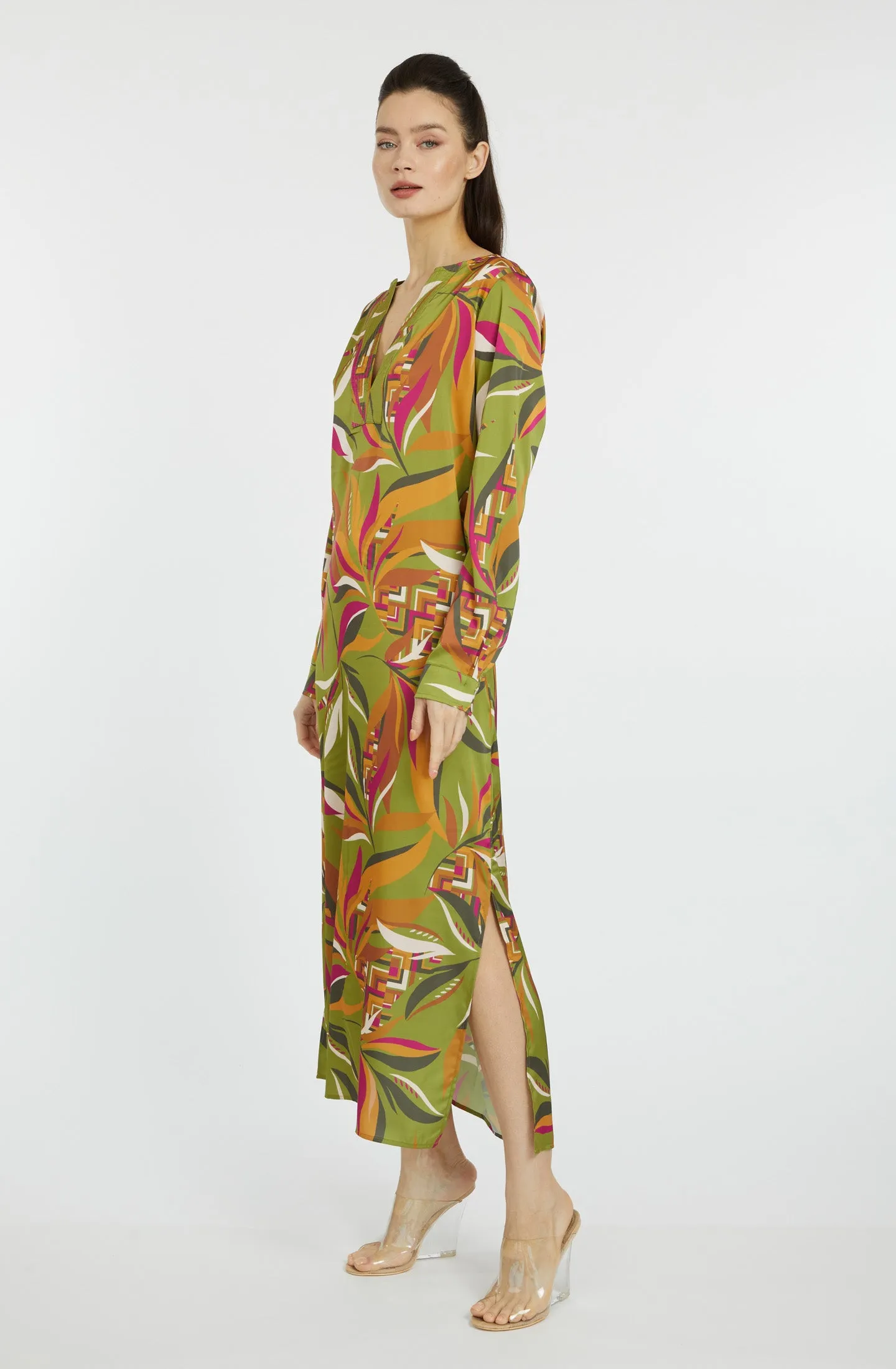 Havana Long Sleeve Tunic Dress