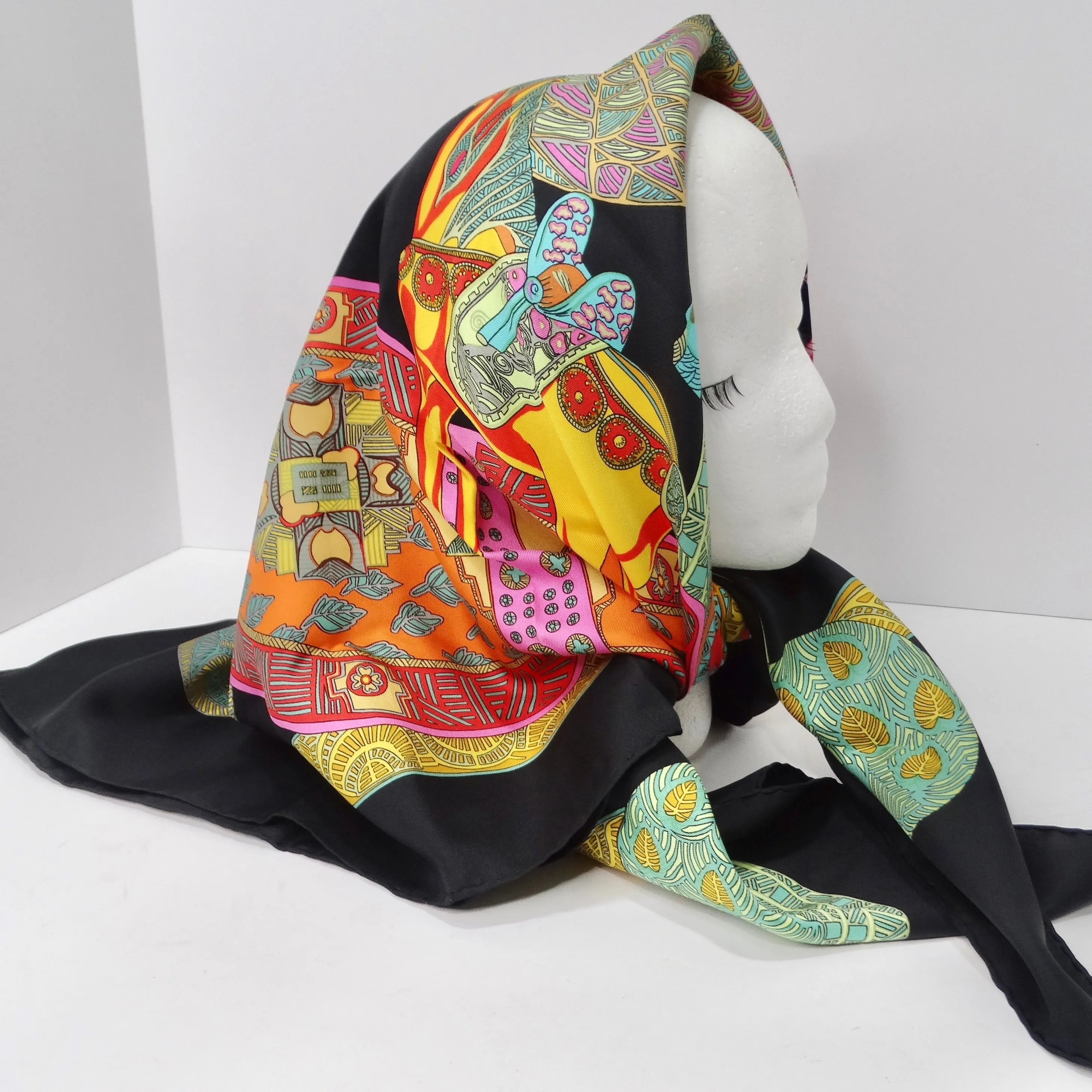 Hermes Art Des Steppes Silk Scarf