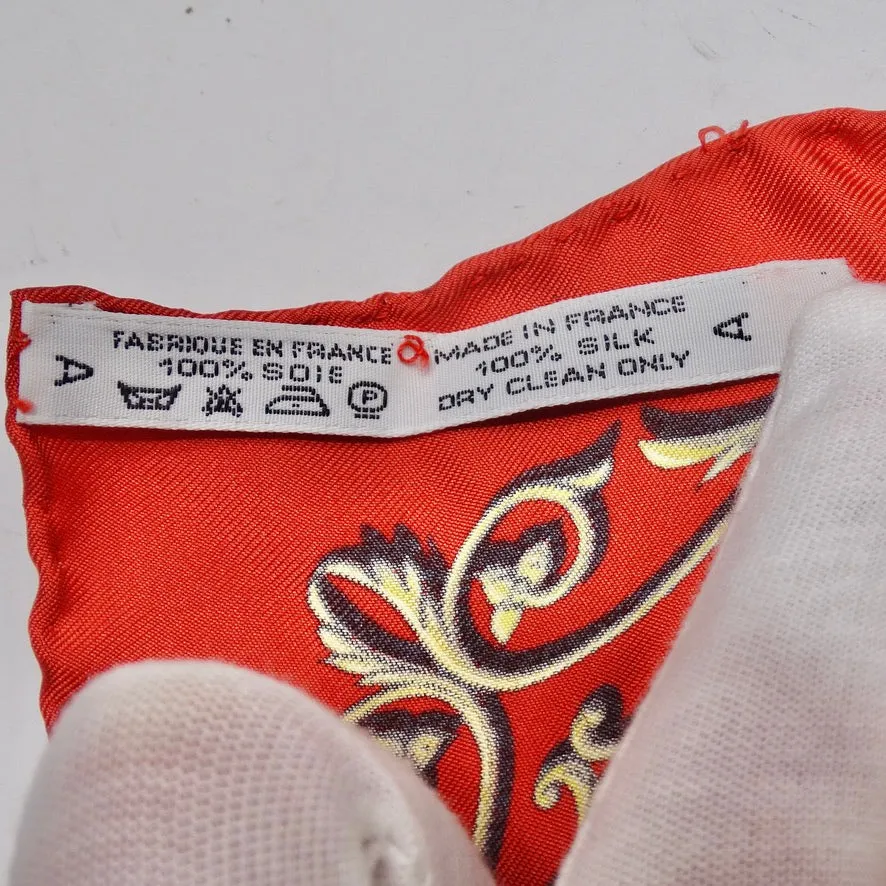 Hermes Petit Carre 40 Silk Scarf Dies Et Hore