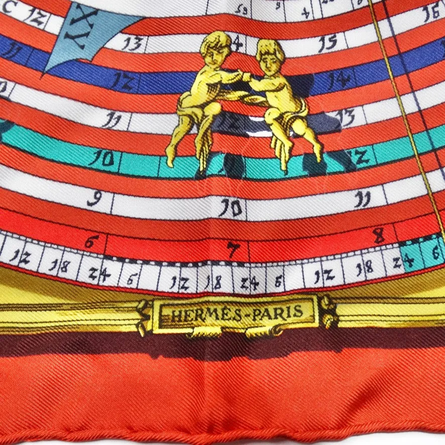 Hermes Petit Carre 40 Silk Scarf Dies Et Hore
