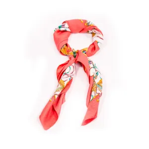 Hermes Printed Silk Scarf