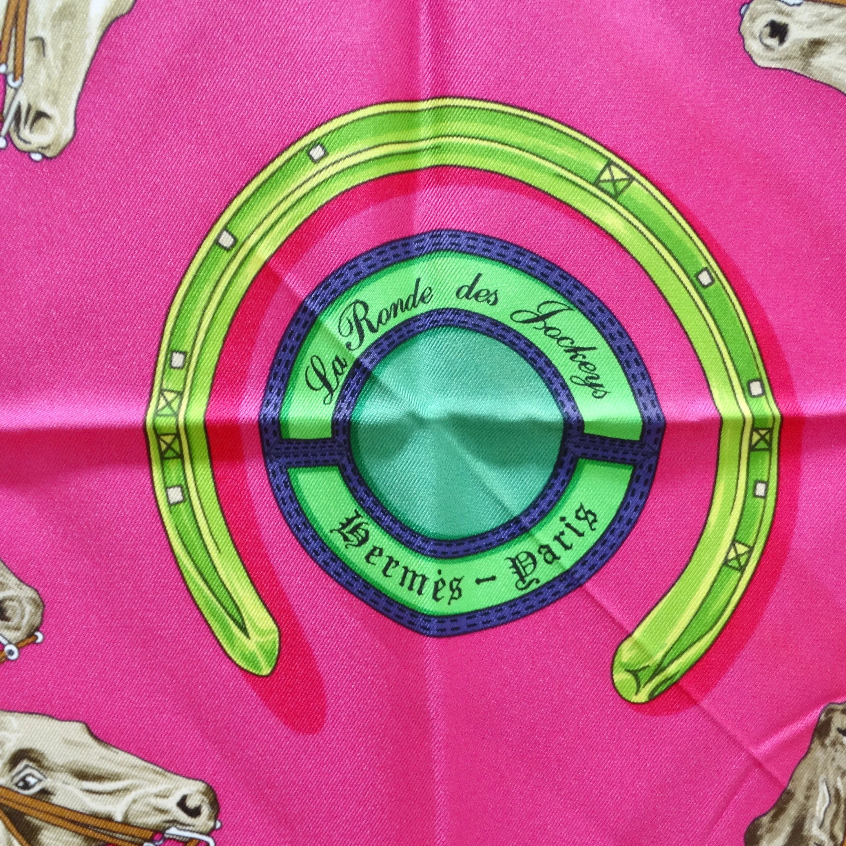 Hermes Trésors Retrouves Annie Faivre Silk Scarf