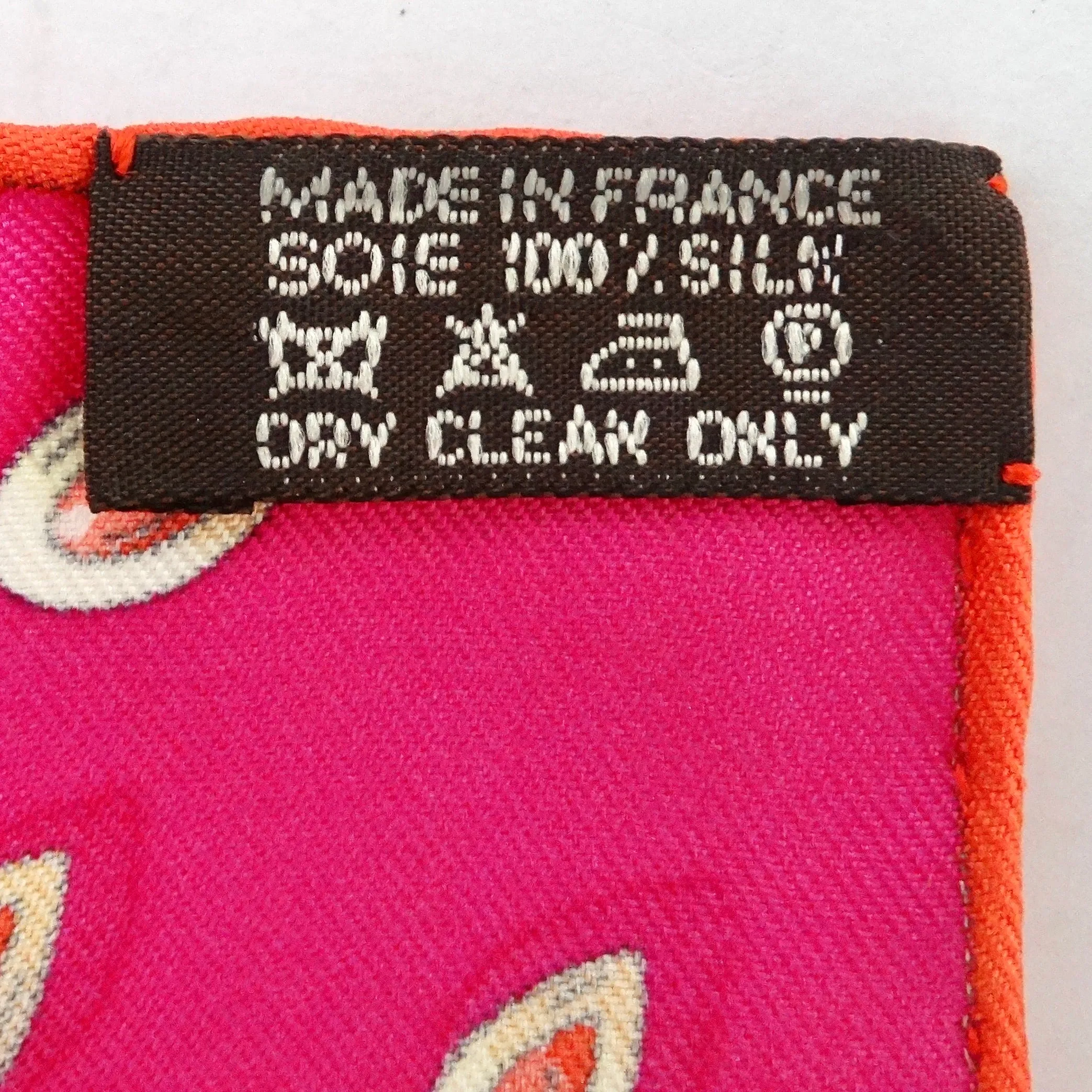 Hermes Trésors Retrouves Annie Faivre Silk Scarf