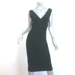 Herve Leger Karima Open Back Bandage Dress Black Size Medium
